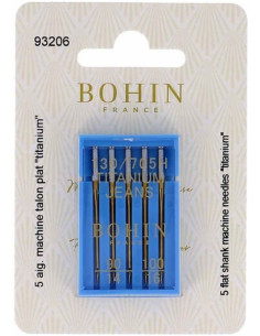 Agulhas de máquina de titânio especial para jeans Bohin
