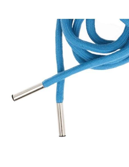 Cordão de moletom com pontas - Azul claro