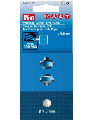 Conjunto de ferramentas para rebites de 9 mm VARIO Creative Tool