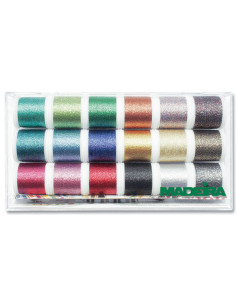 Caixa de fios Metallic Supertwist Madeira