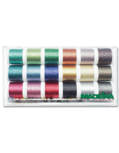 Caixa de fios Metallic Supertwist Madeira