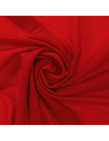 Tecido scuba crepe - Vermelho