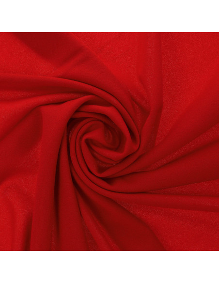 Tecido scuba crepe - Vermelho