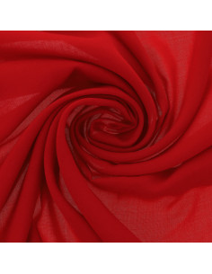 Tecido jersey poliéster - Vermelho