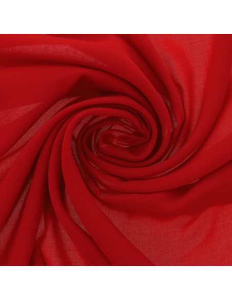 Tecido jersey poliéster - Vermelho