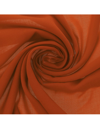 Tecido jersey poliéster - Laranja queimado