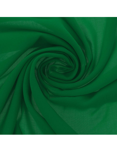 Tecido jersey poliéster - Verde erva