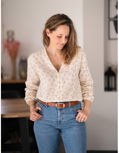 Molde de blusa Hopp - Anna Rose patterns