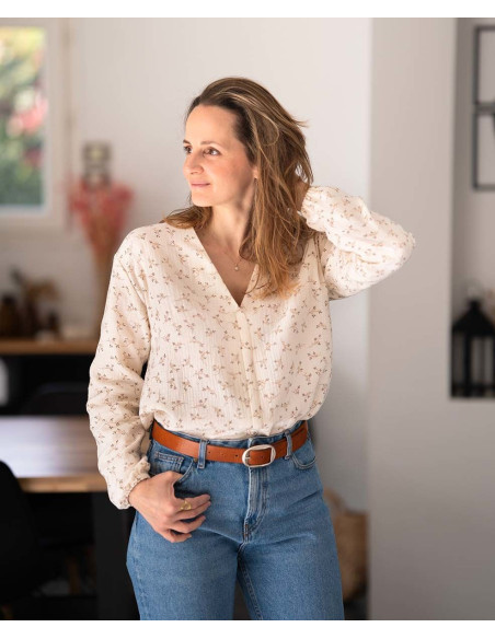 Molde de blusa Hopp - Anna Rose patterns