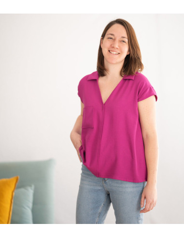 Molde de blusa Hopp - Anna Rose patterns