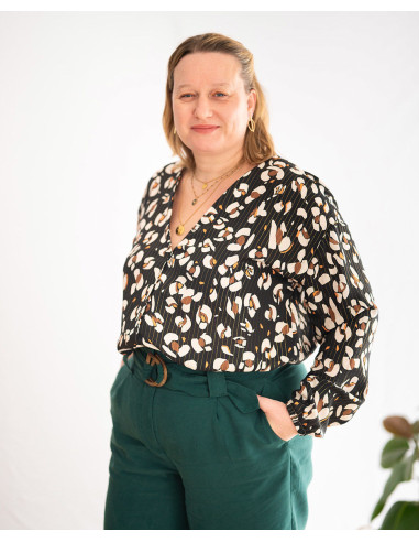 Molde de blusa Hopp - Anna Rose patterns