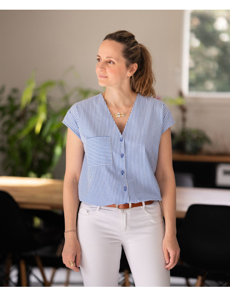 Molde de blusa Hopp - Anna Rose patterns