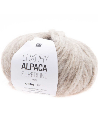 Lã Luxury Alpaca Superfine Aran Rico Design