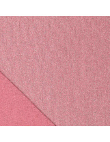 Tecido de malha lurex - Rosa