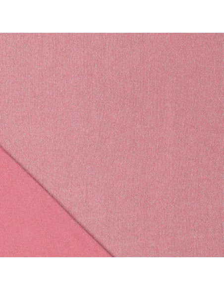Tecido de malha lurex - Rosa
