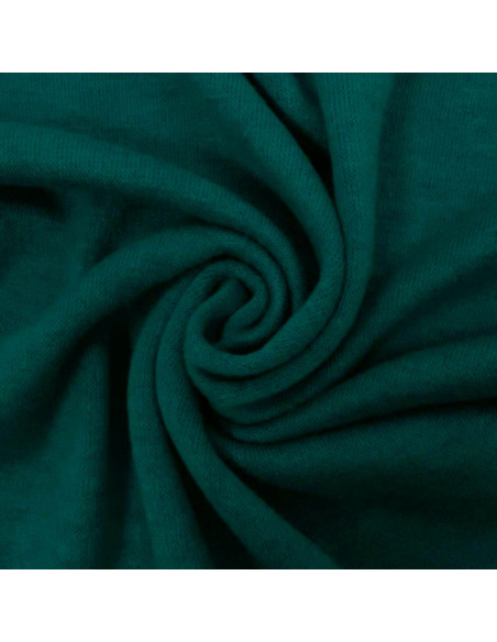 Tecido de malha angorá - Verde esmeralda
