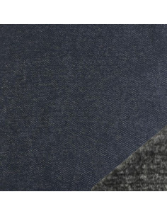 Tecido jegging moletom polar - Azul denim