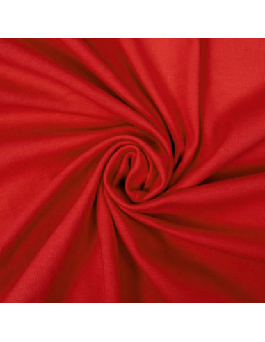 Tecido jersey 100% algodão - Vermelho