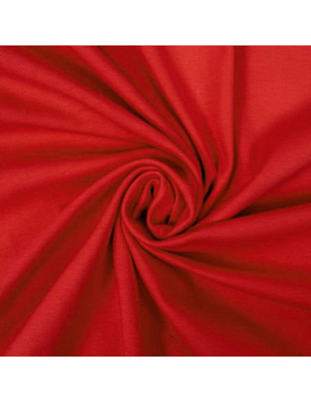 Tecido jersey 100% algodão - Vermelho