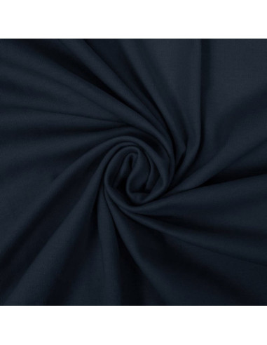 Tecido jersey 100% algodão - Azul escuro