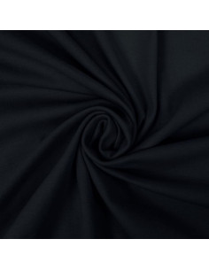 Tecido jersey 100% algodão - Preto