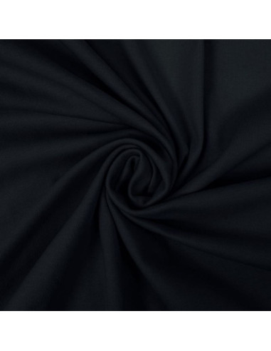 Tecido jersey 100% algodão - Preto