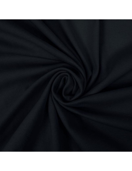 Tecido jersey 100% algodão - Preto