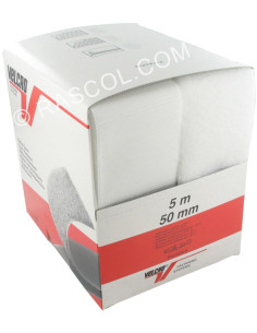 VELCRO® Marca para costurar branco 50 mm de largura caixa de 5 metros