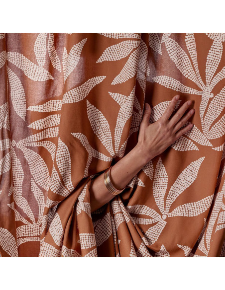 Tecido viscose Kaola Pecan Pie - Atelier Brunette