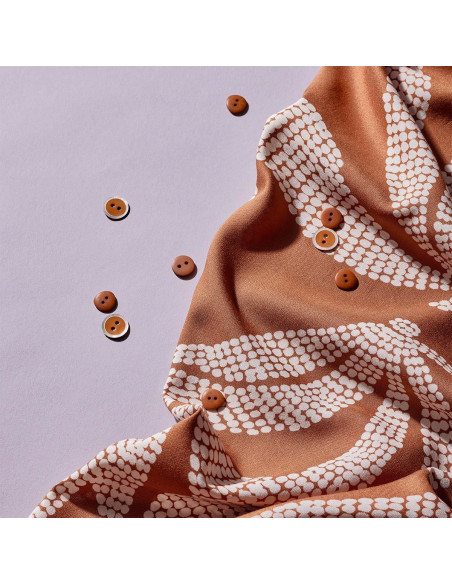 Tecido viscose Kaola Pecan Pie - Atelier Brunette