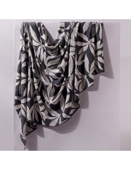 Tecido viscose Kaola Deep Charcoal - Atelier Brunette