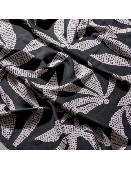 Tecido viscose Kaola Deep Charcoal - Atelier Brunette