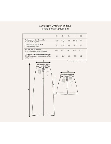 Padrão O calção - Atelier Brunette
