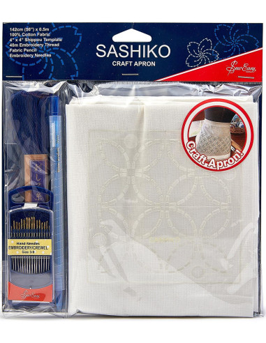 Kit de sashiko avental