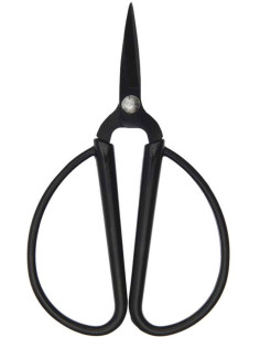 Tesoura de bordar com grandes argolas pretas Rico Design 9 cm