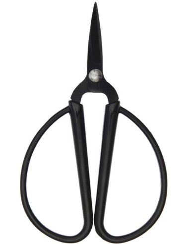 Tesoura de bordar com grandes argolas pretas Rico Design 9 cm