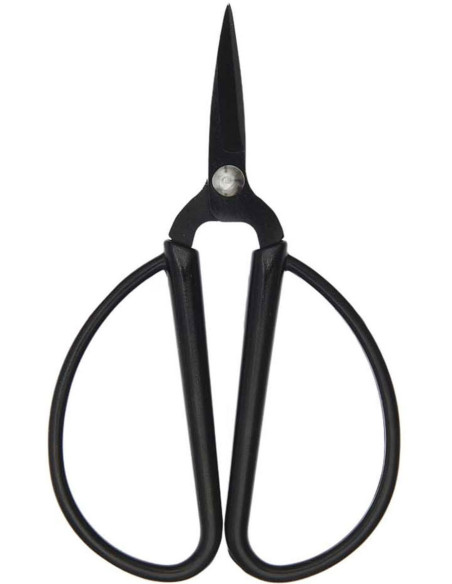 Tesoura de bordar com grandes argolas pretas Rico Design 9 cm