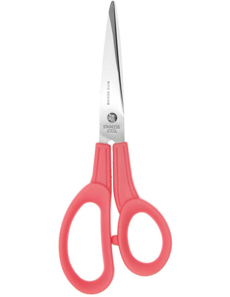 Tesoura universal rosa fluorescente Rico Design 20 cm