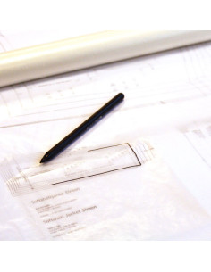 Rolo de papel cristal para moldes de costura - 70 cm x 15 metros