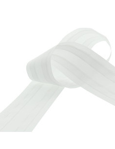 Fita franzidora para pregas automáticas - Branco 70 mm