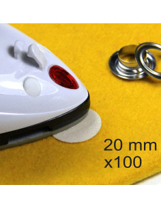 Conjunto de 100 pontos de reforço termocolantes Wonder Dots - 20 mm