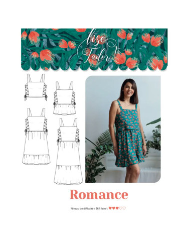 Molde de vestido - Romance - Lise Tailor