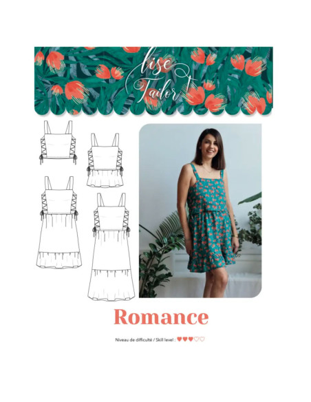 Molde de vestido - Romance - Lise Tailor