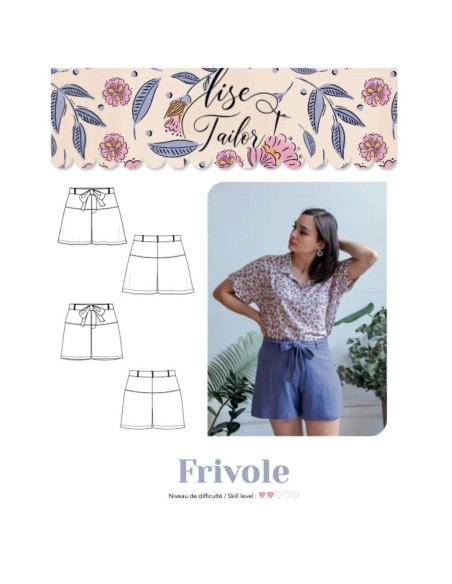 Molde de shorts - Frivole - Lise Tailor