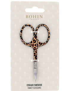 Tesoura de bordado Léopard Bohin 9 cm 2