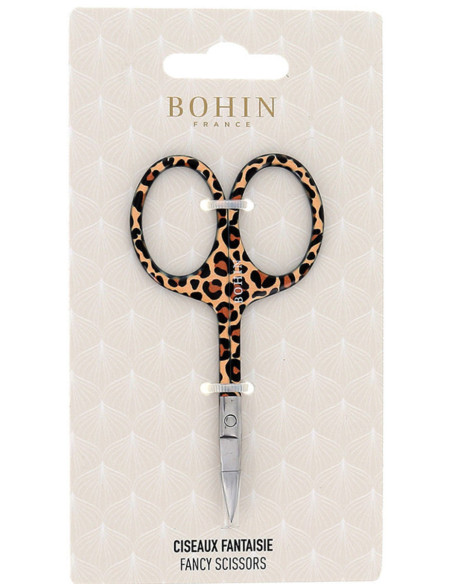 Tesoura de bordado Léopard Bohin 9 cm