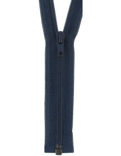 Fecho separável de nylon super fino - Azul marinho