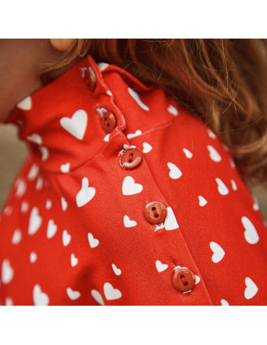 Padrão de t-shirt ou vestido marinheiro Quiberon Kids - Ikatee