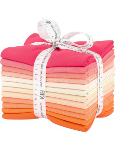 Pacotes Fat Quarter Kona - Melon Ball