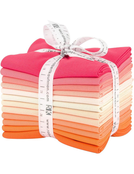 Pacotes Fat Quarter Kona - Melon Ball